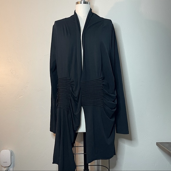 Ivan Grundahl Sweaters - IVAN GRUNDAHL Copenhagen lagenlook black duster M